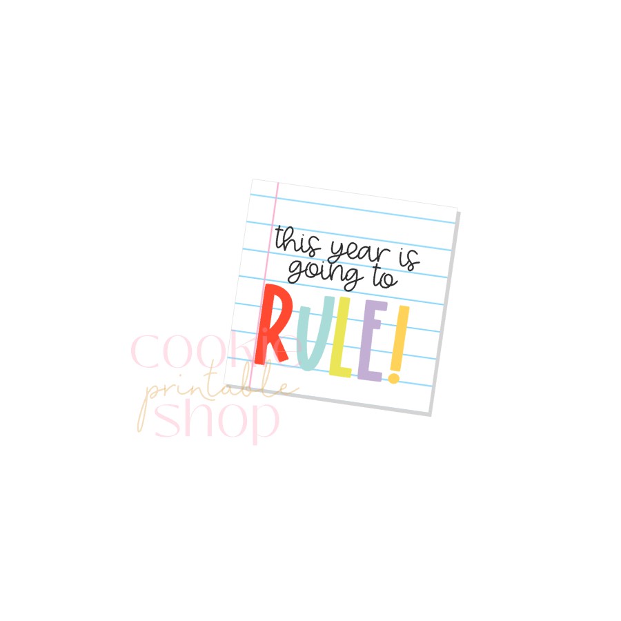 this year is going to rule tag - digital download