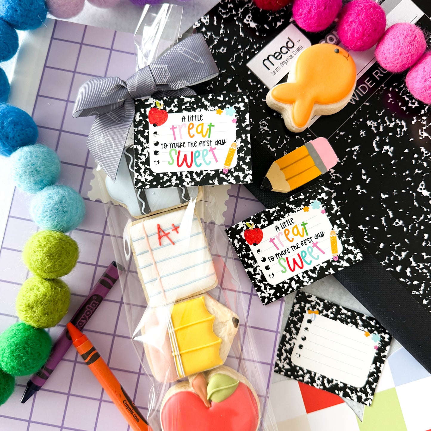 2026 a little treat to make the first day sweet 2x2.5" tags - pack of 24
