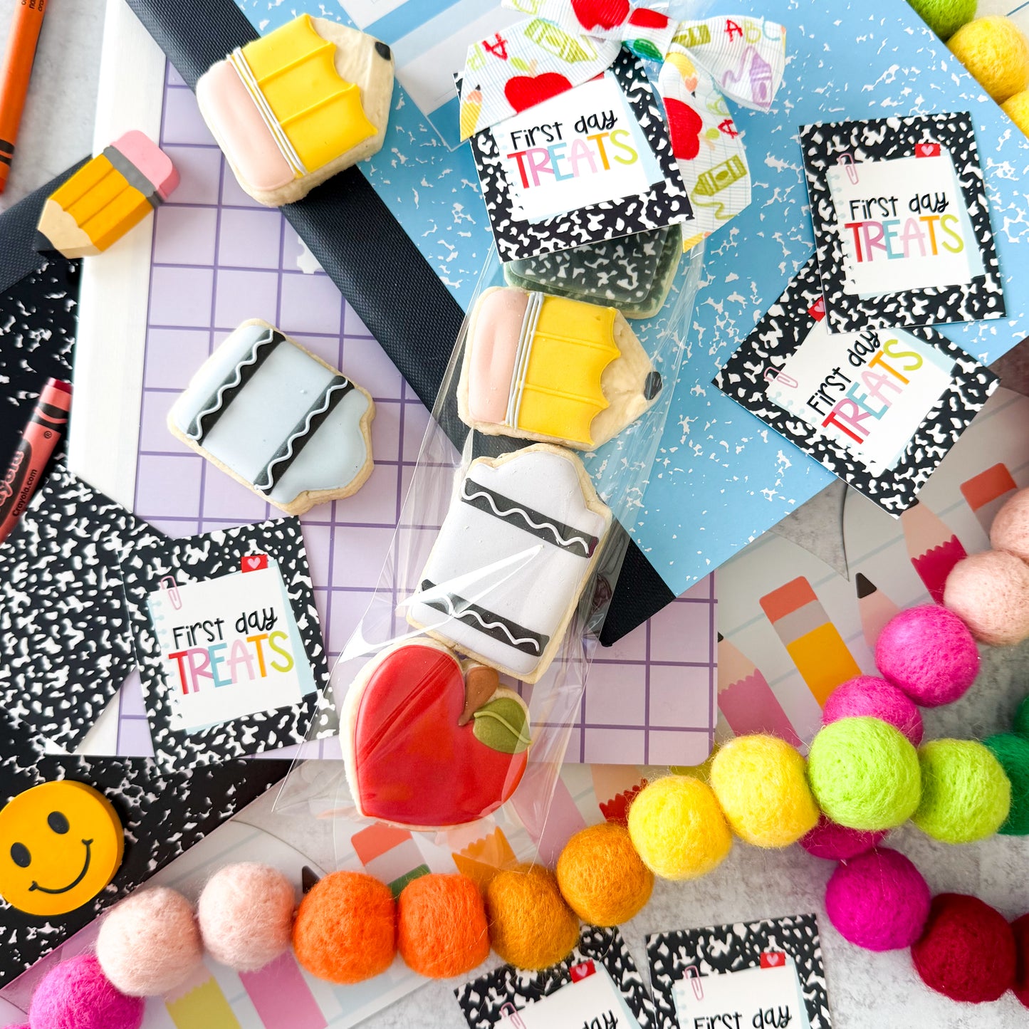 2026 first day treats 2.5x2" tags - pack of 24