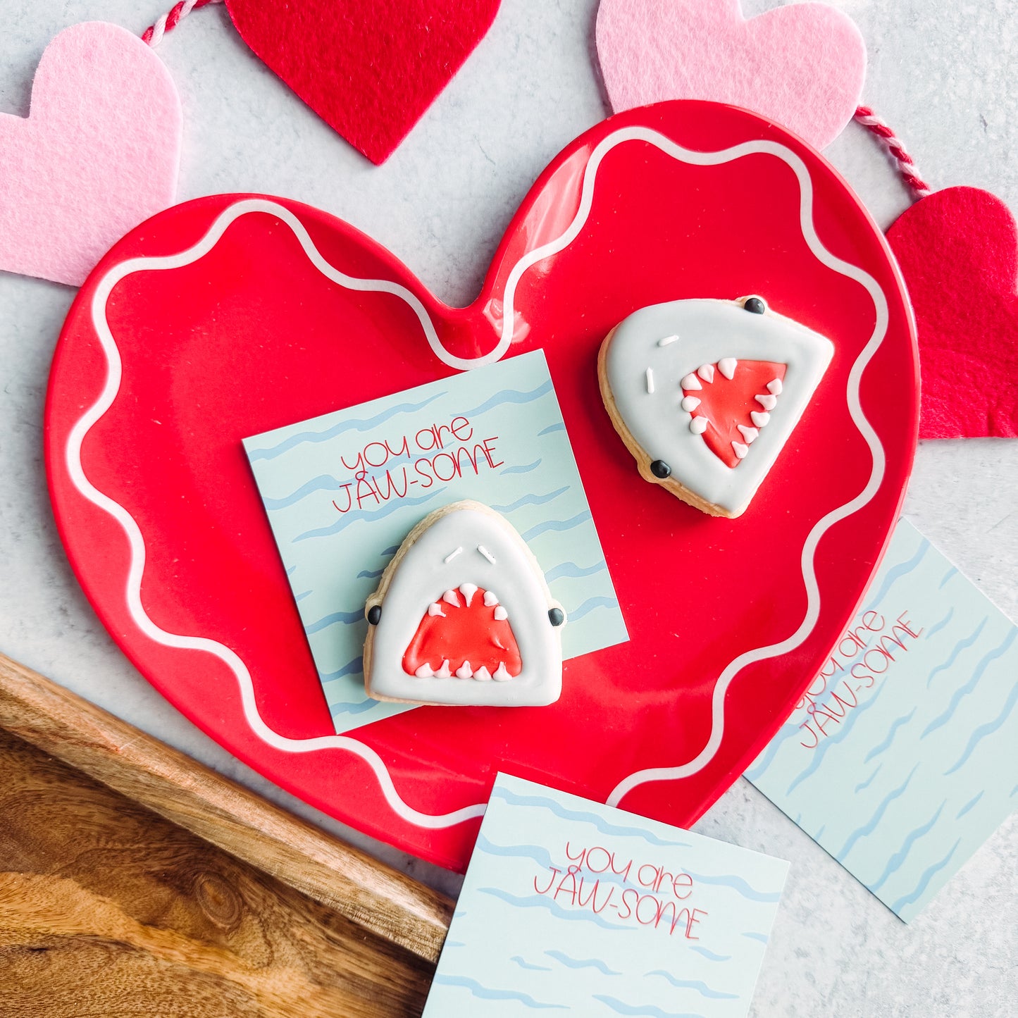 you are jawsome 3.25 x 3.25" cookie cards - pack of 24