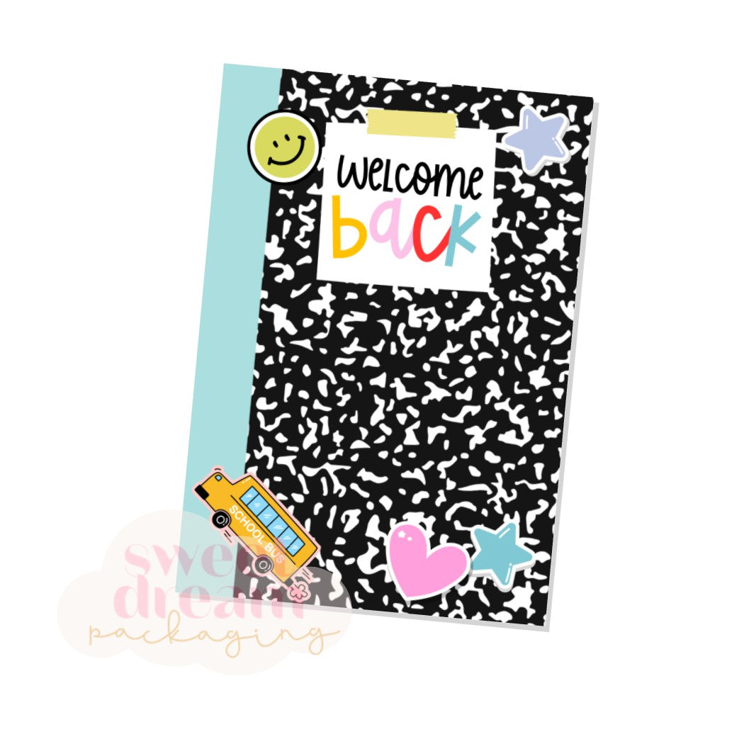 welcome back cookie card - digital download