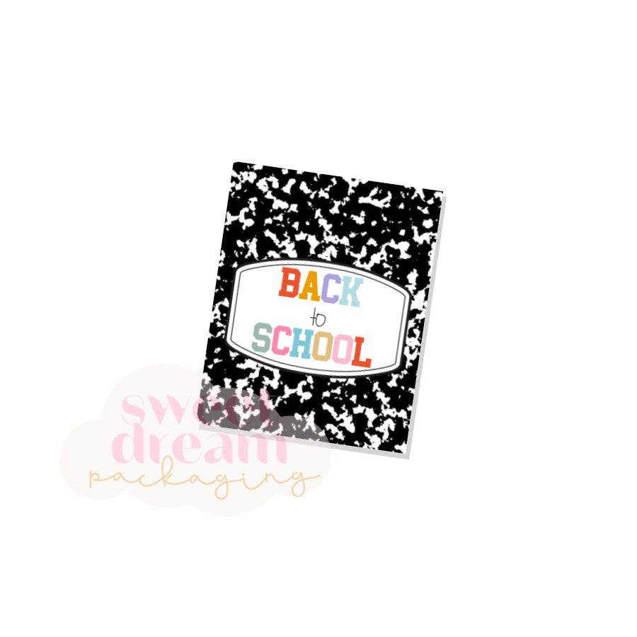 back to school 2" x 2.5" tag - digital download
