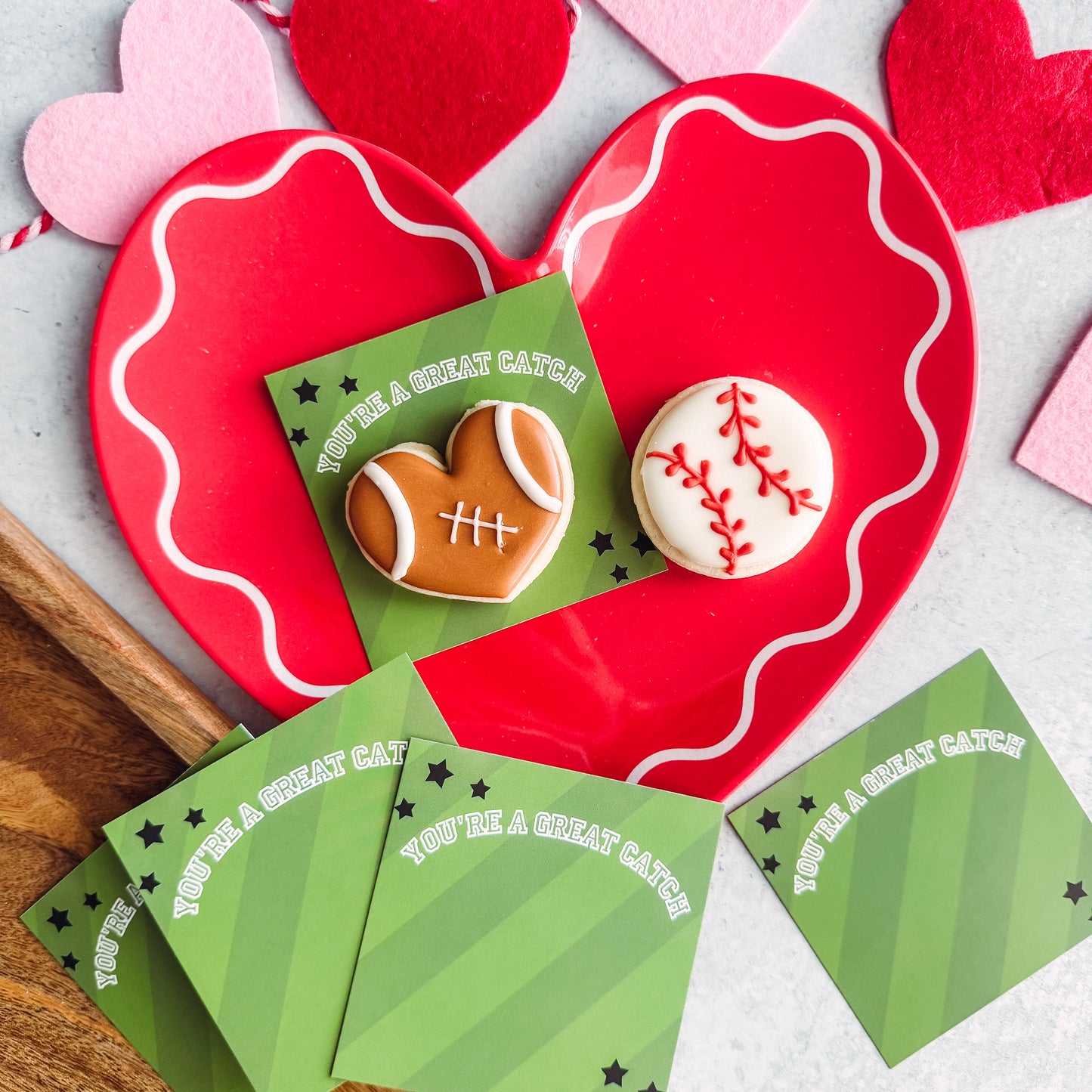 you're a great catch 3.25 x 3.25" cookie cards - pack of 24