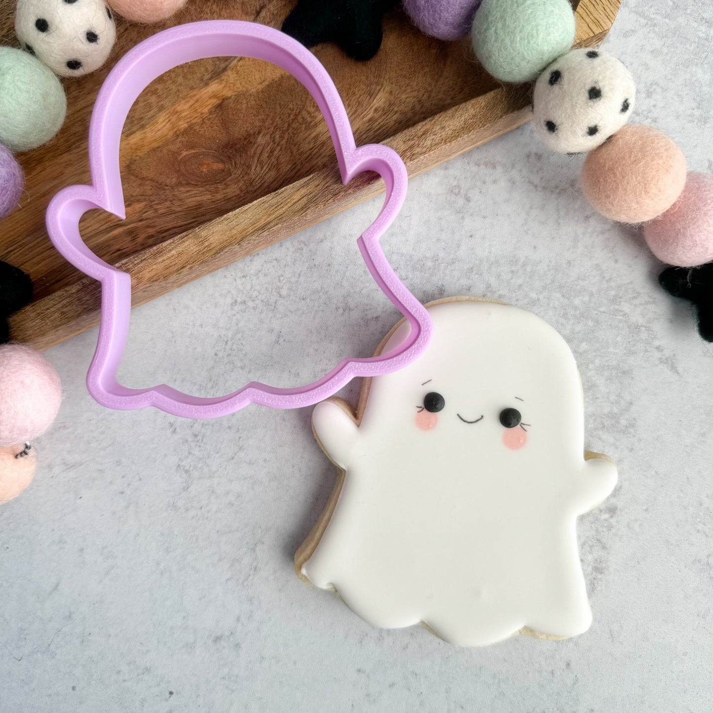 sweet ghost regular size cookie cutter