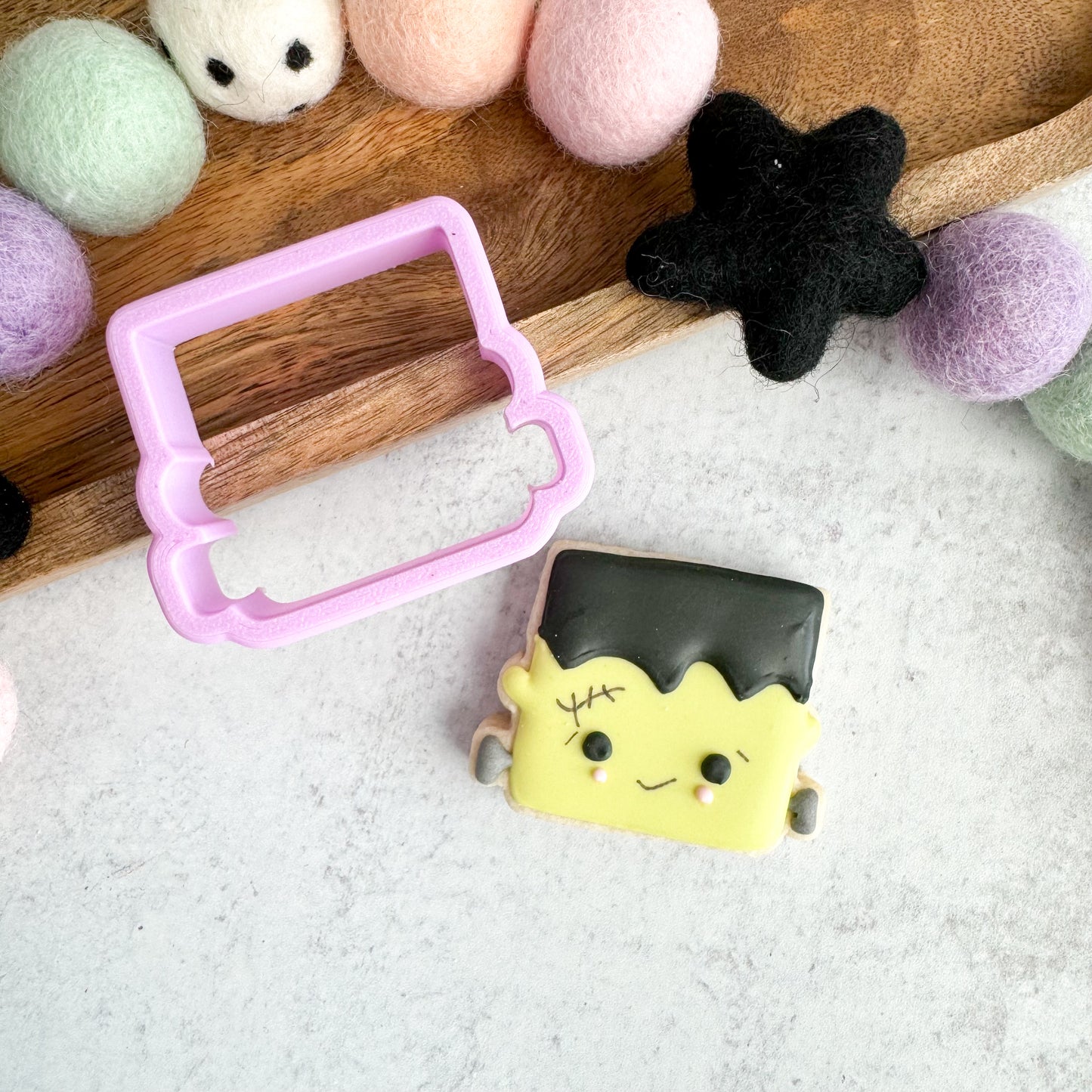 frankenstein face mini cookie cutter