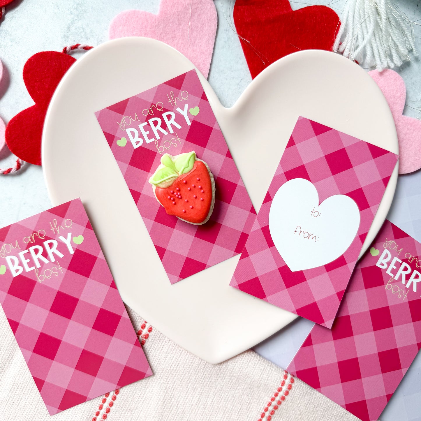 you are the berry best skinny cookie cards - pack of 24