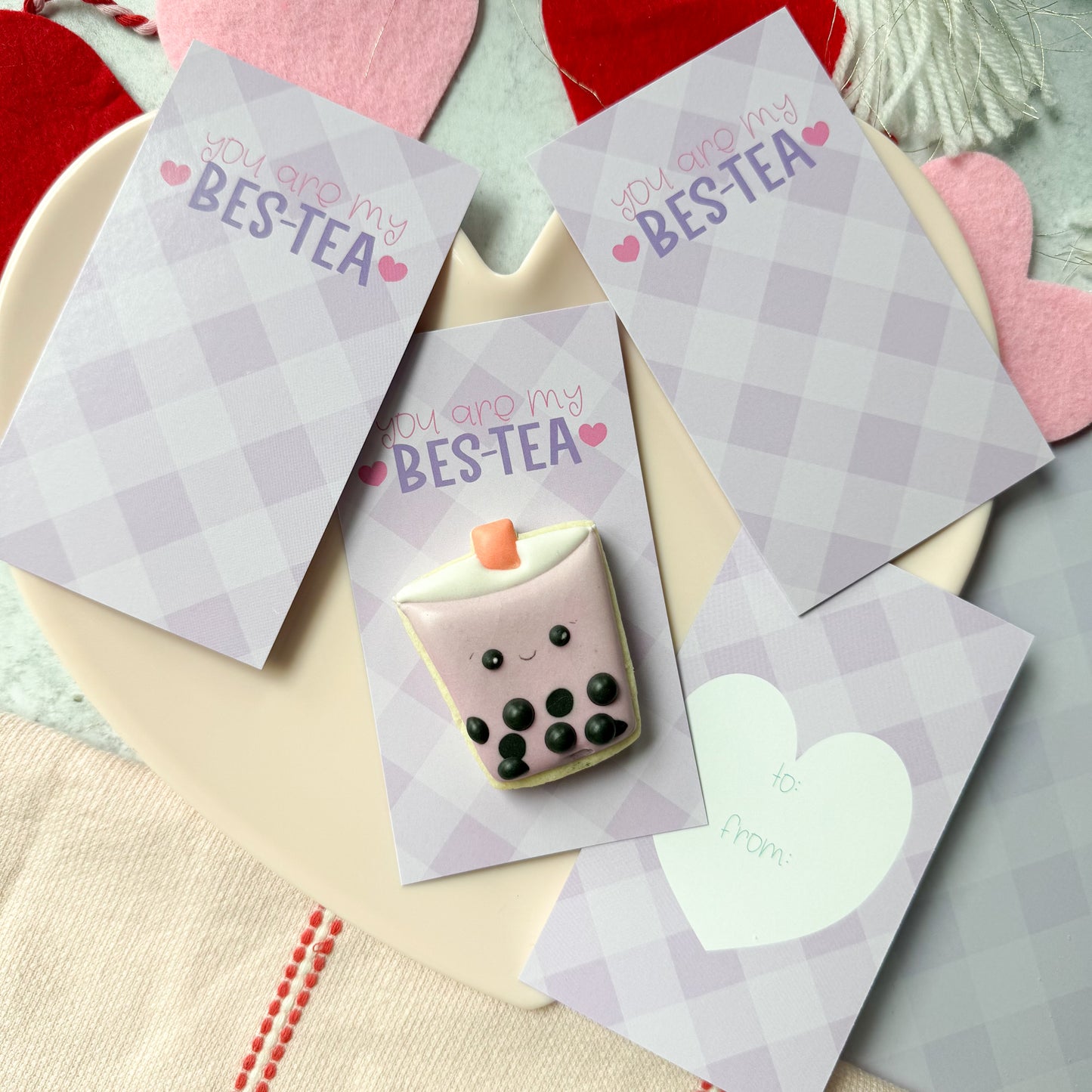 you are my best-tea skinny cookie cards - pack of 24
