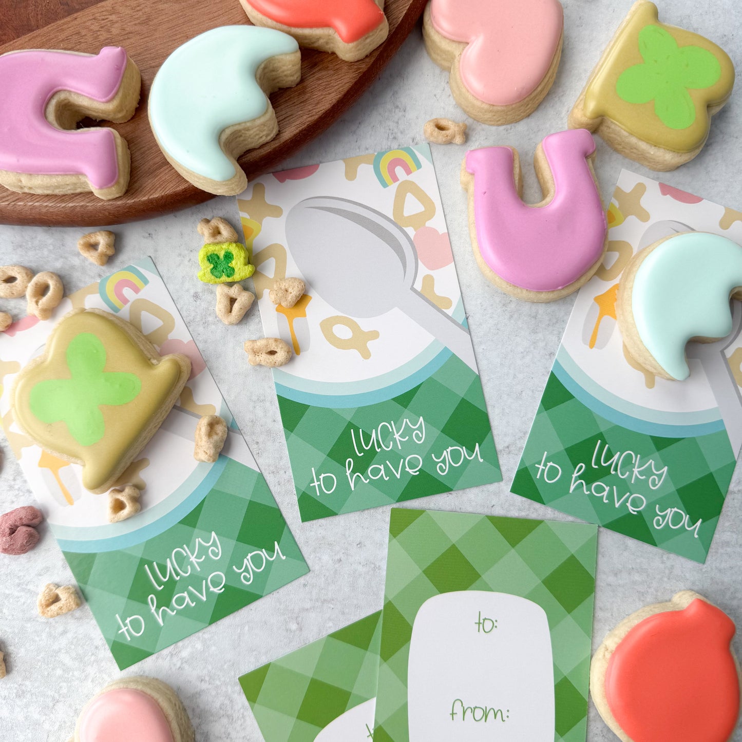 lucky to have you skinny cookie cards - pack of 24