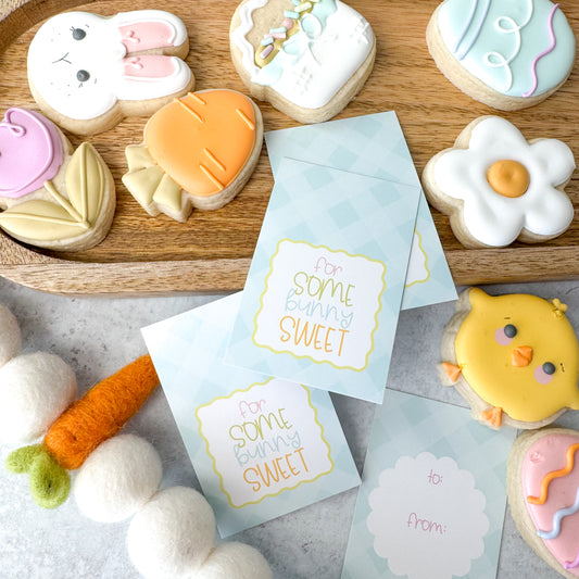 for some bunny sweet rectangle tags - pack of 24