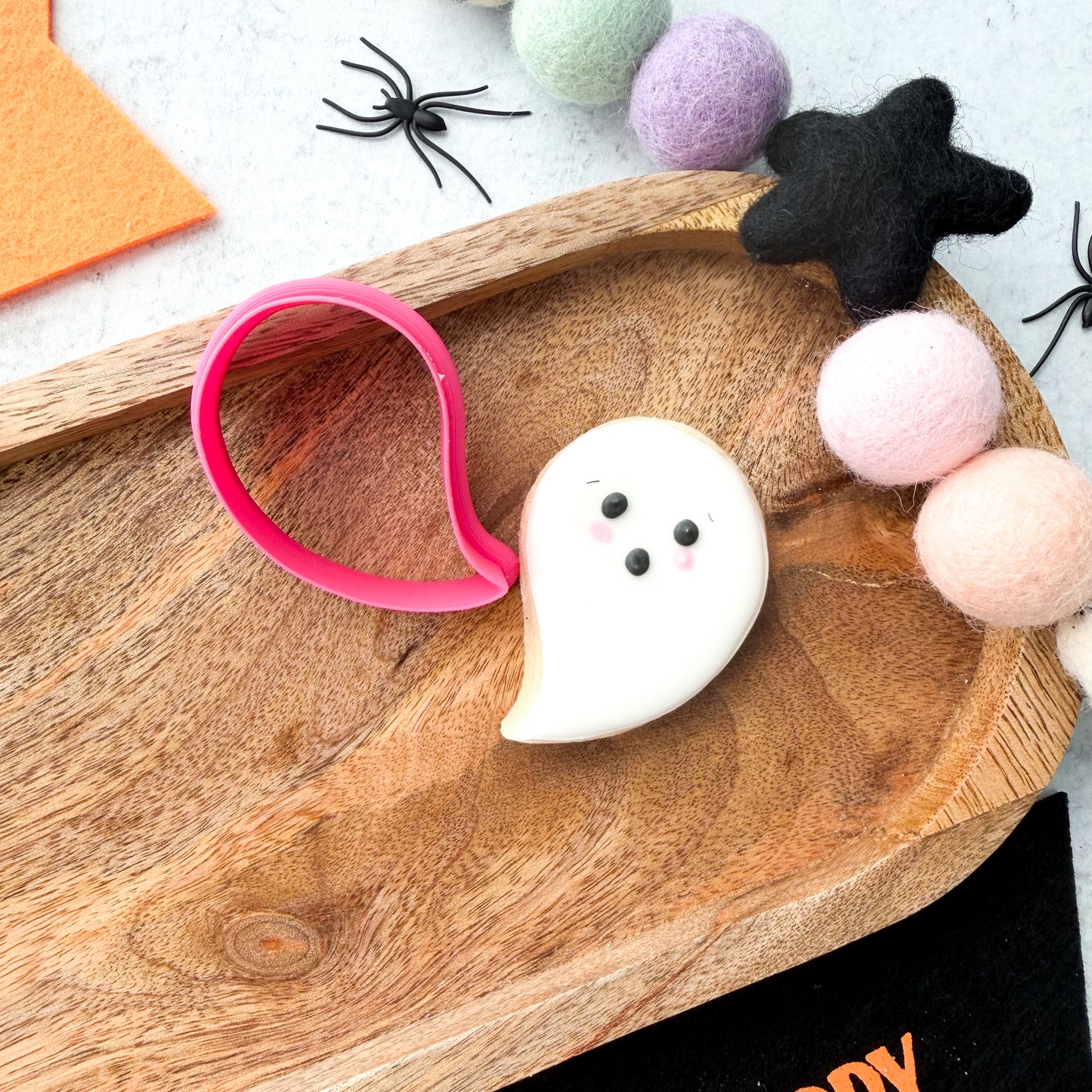 simple ghost mini cookie cutter