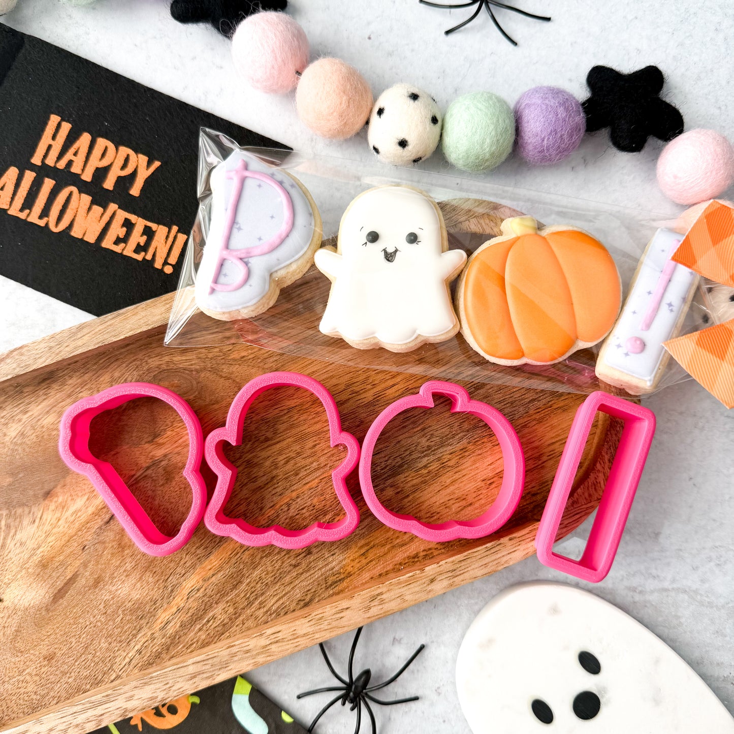 2026 boo set - mini cookie cutter set of 4