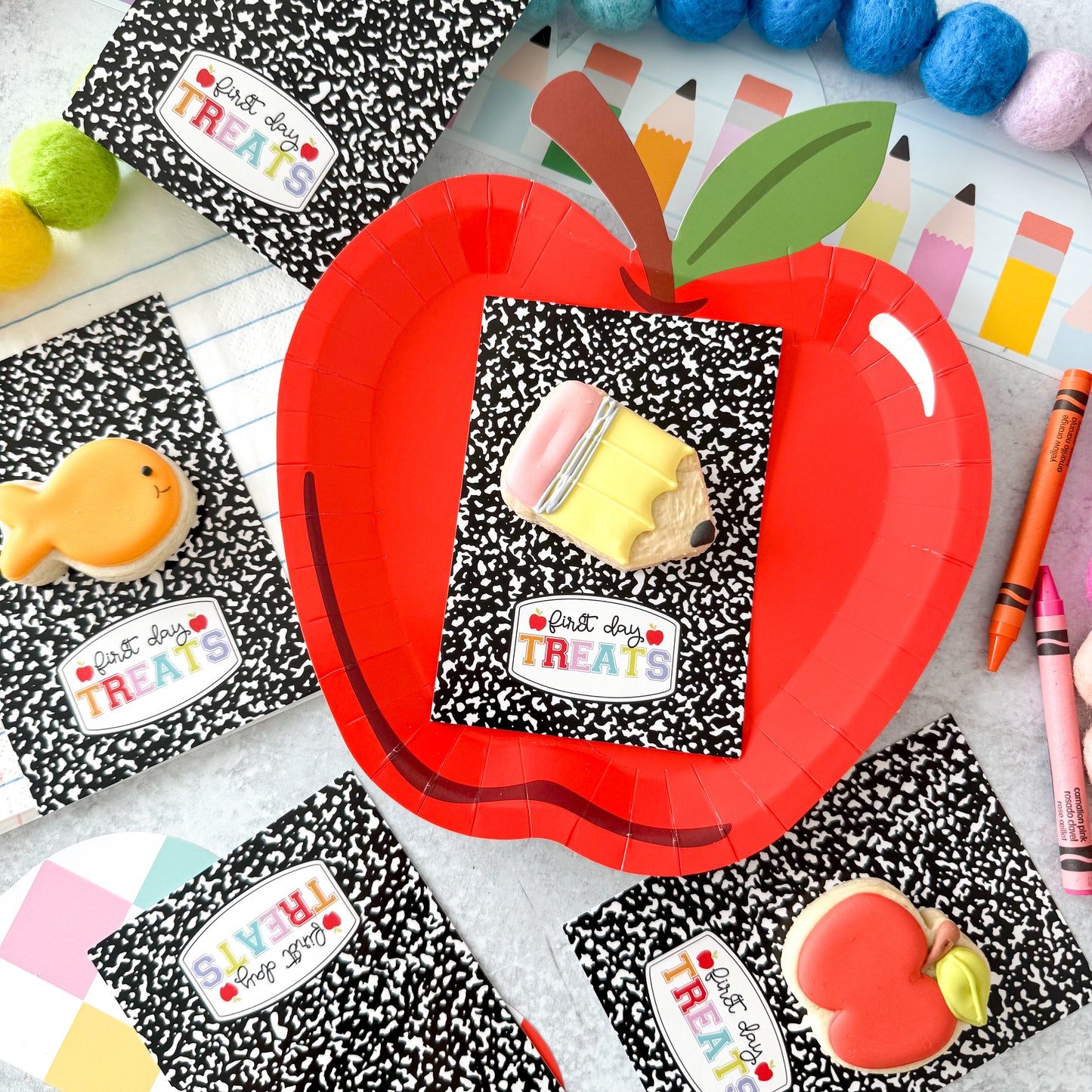 2025 first day treats 3.5 x 5" cookie cards - pack of 24