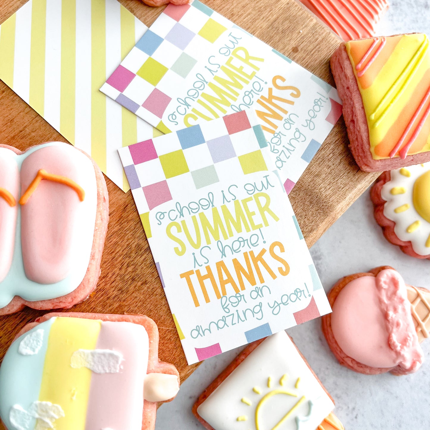 2024 school is out, summer is here tags - pack of 24