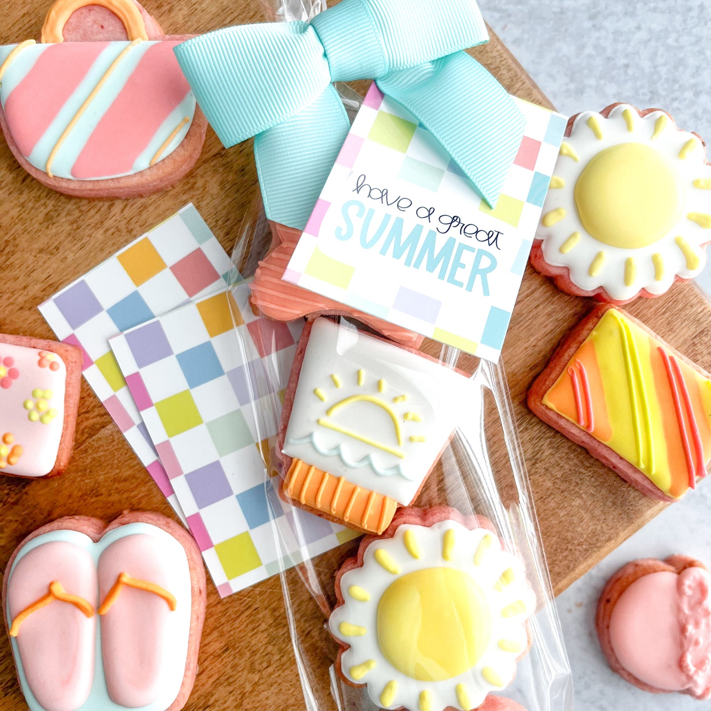 have a great summer rectangle tags - pack of 24