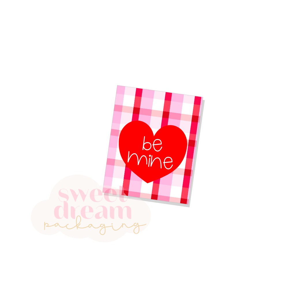 be mine 2" x 2.5" tag - digital download