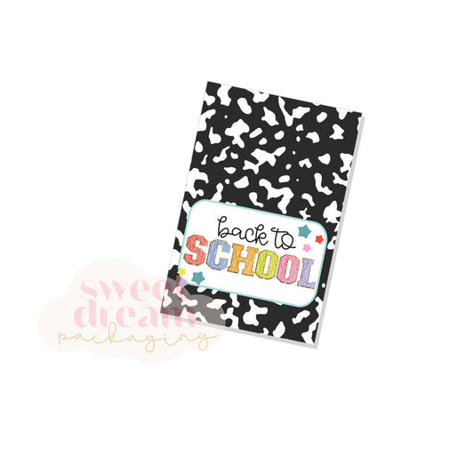 back to school tag - digital download