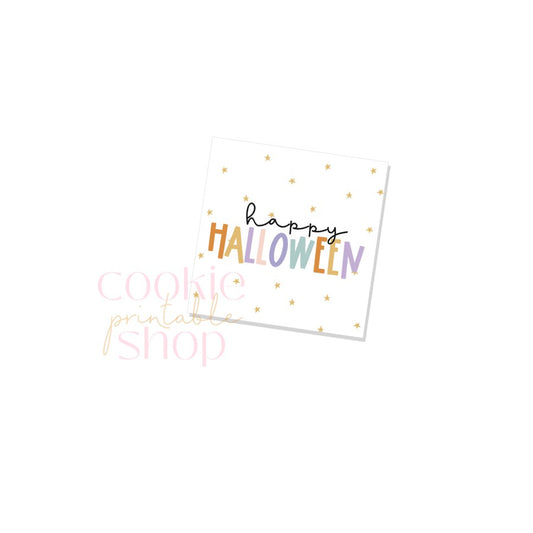 happy halloween tag - digital download