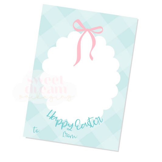 happy easter cookie card - digital download