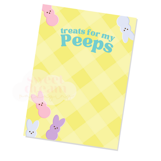 treats for my peeps cookie card - digital download