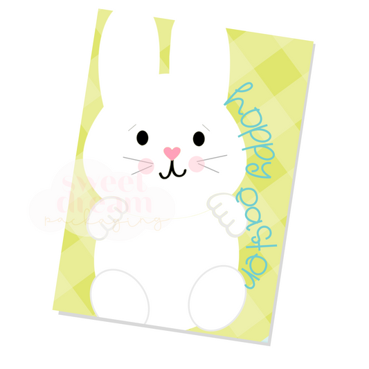 hoppy easter cookie card - digital download
