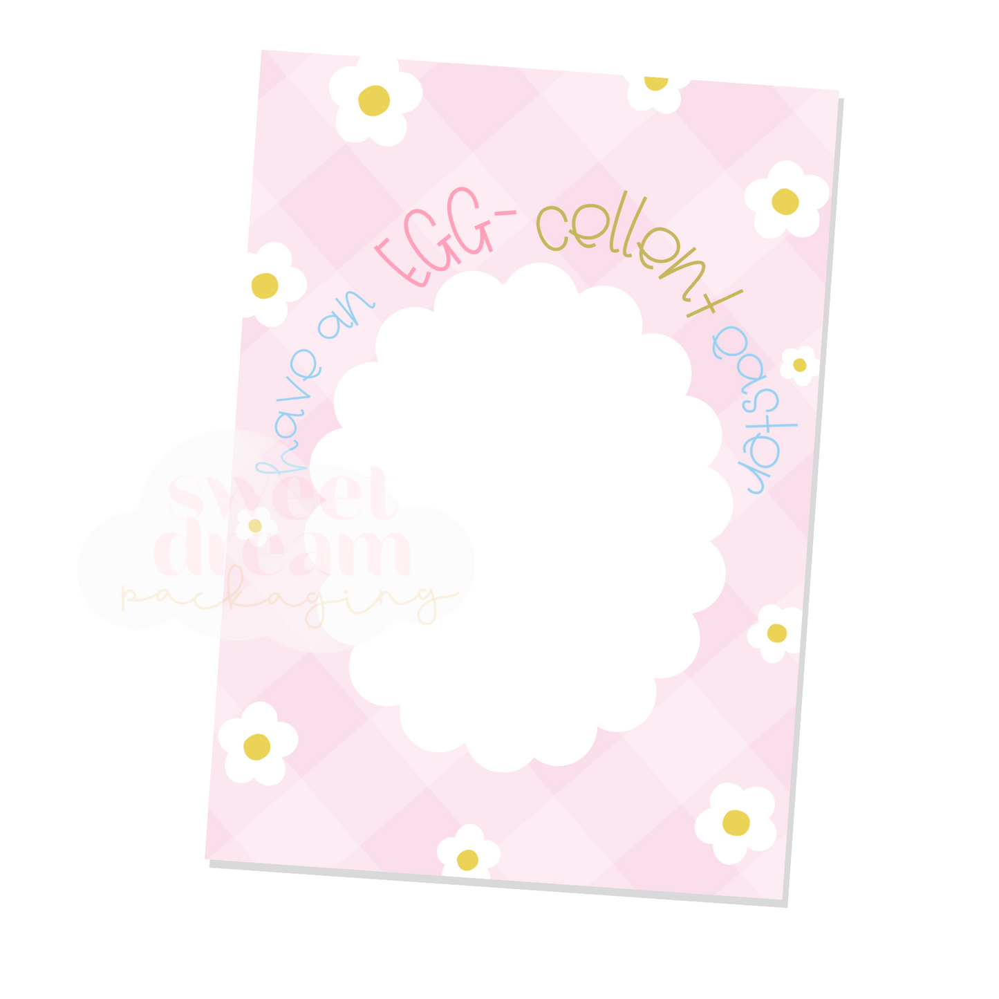 have an eggcellent easter cookie card - digital download