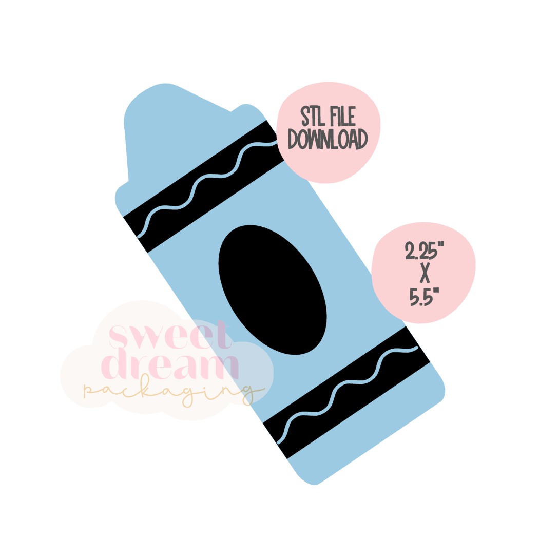 STL FILE DOWNLOAD - 2025 large crayon