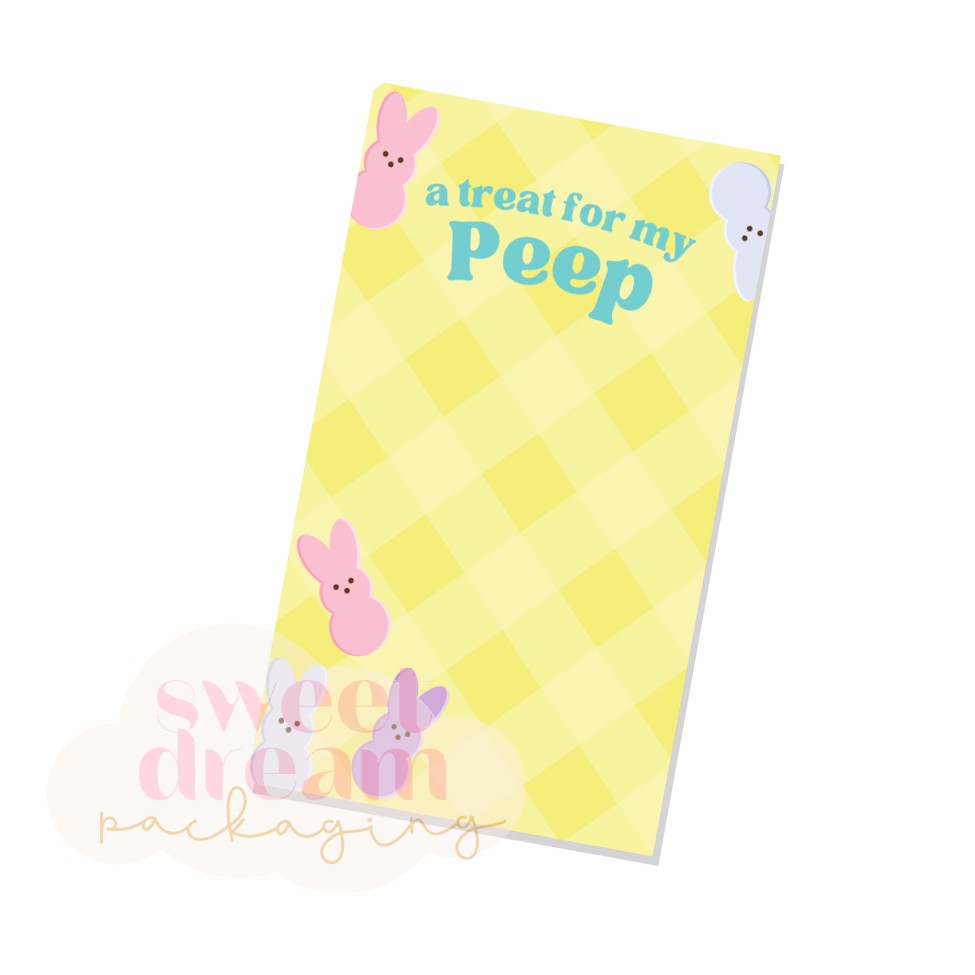 a treat for my peep skinny cookie card - digital download