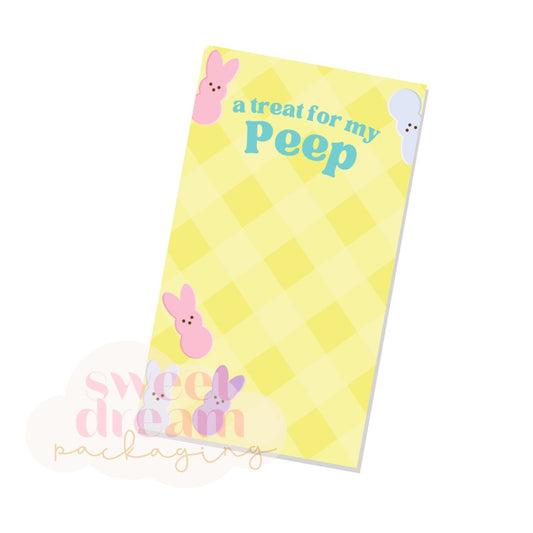 a treat for my peep skinny cookie card - digital download