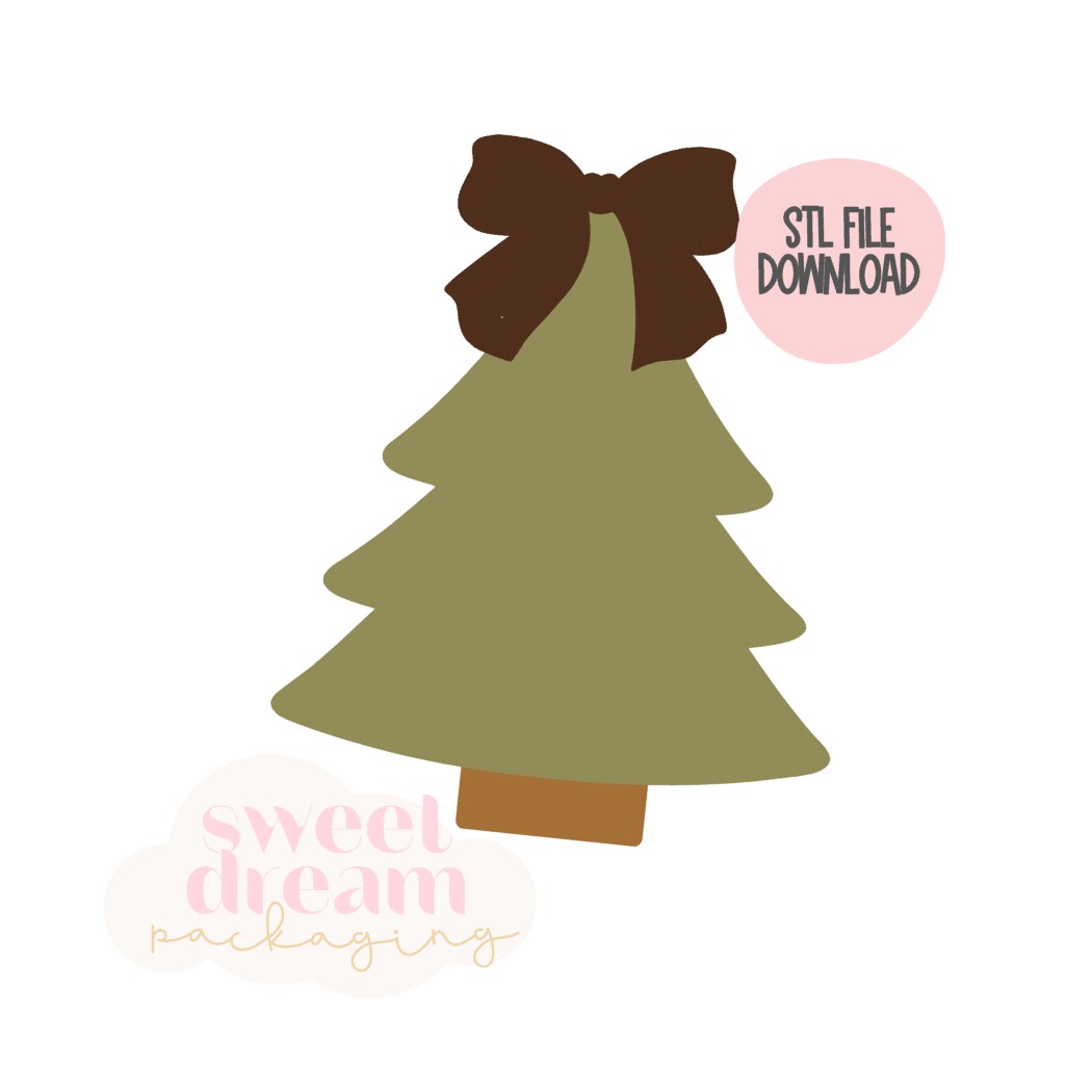 STL FILE DOWNLOAD - 2025 tree with bow regular size