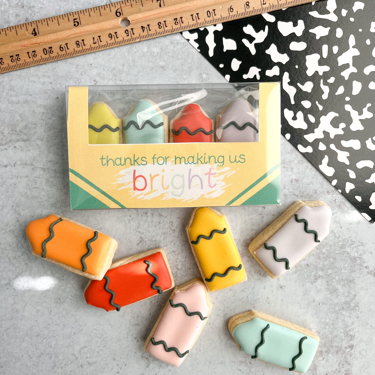 thanks for making us bright box fronter for 2.75 x 4.75 box - digital download