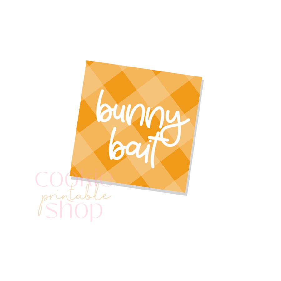 bunny bait tag - digital download