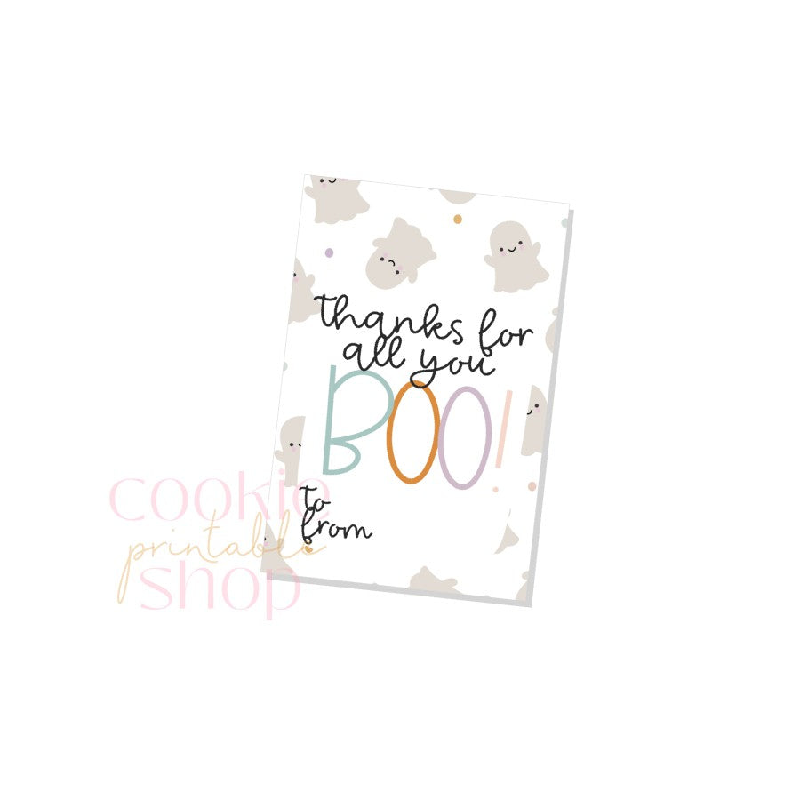 thanks for all you boo with to/from rectangle tag - digital download