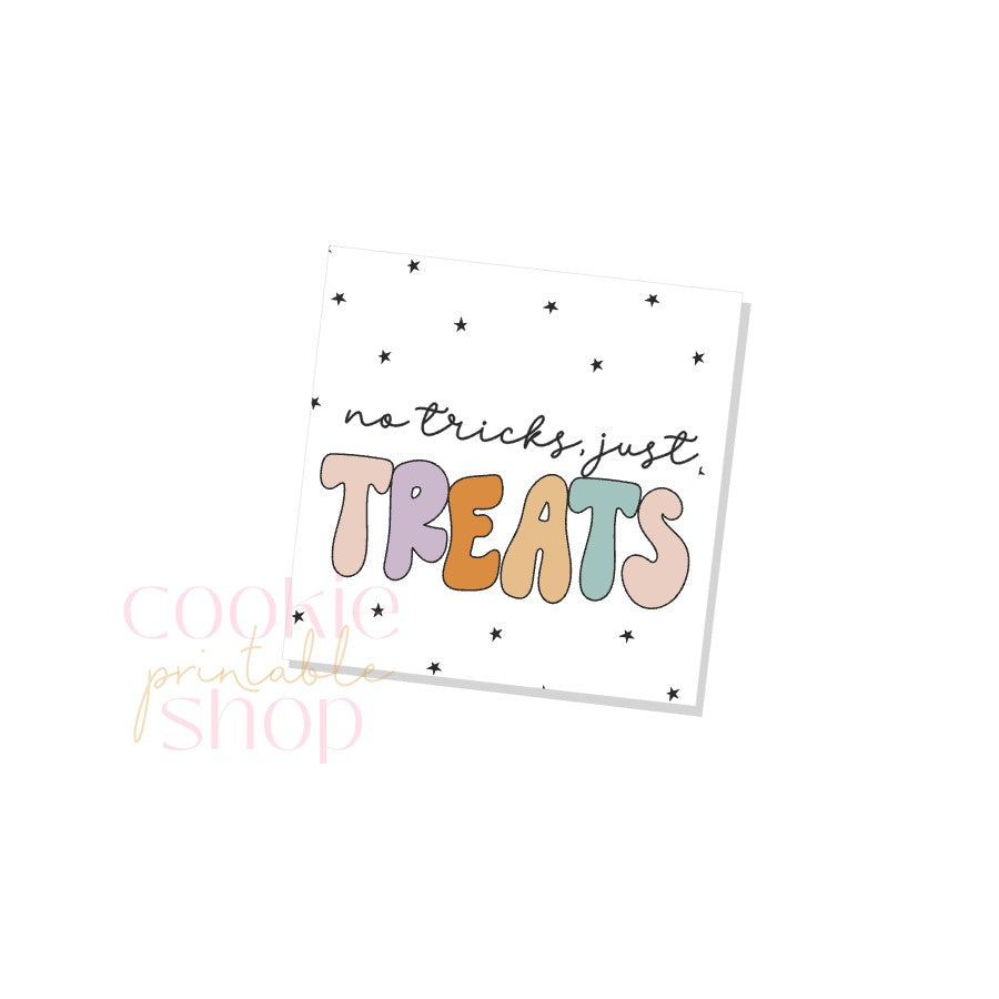 no tricks just treats tag - digital download