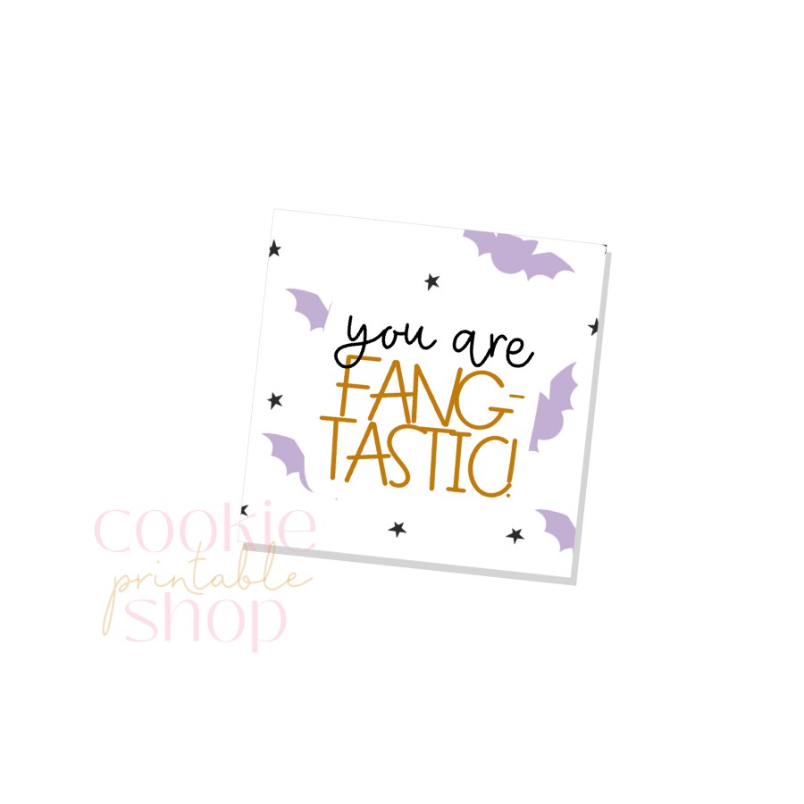 you are fangtastic tag - digital download