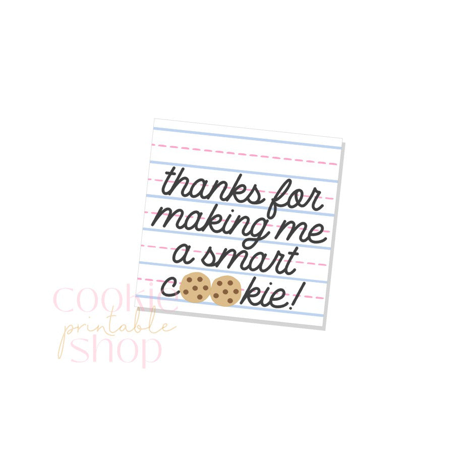 thanks-for-making-me-a-smart-cookie-tag-digital-download-sweet-dream-packaging-llc for Thank You For Making Me One Smart Cookie Free Printable thanks for making me a smart cookie tag - digital download – Sweet Dream Packaging LLC for Thank You For Making Me One Smart Cookie Free Printable