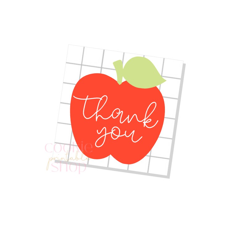 thank you tag - digital download