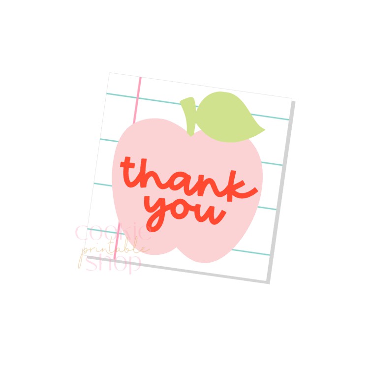 thank you tag - digital download