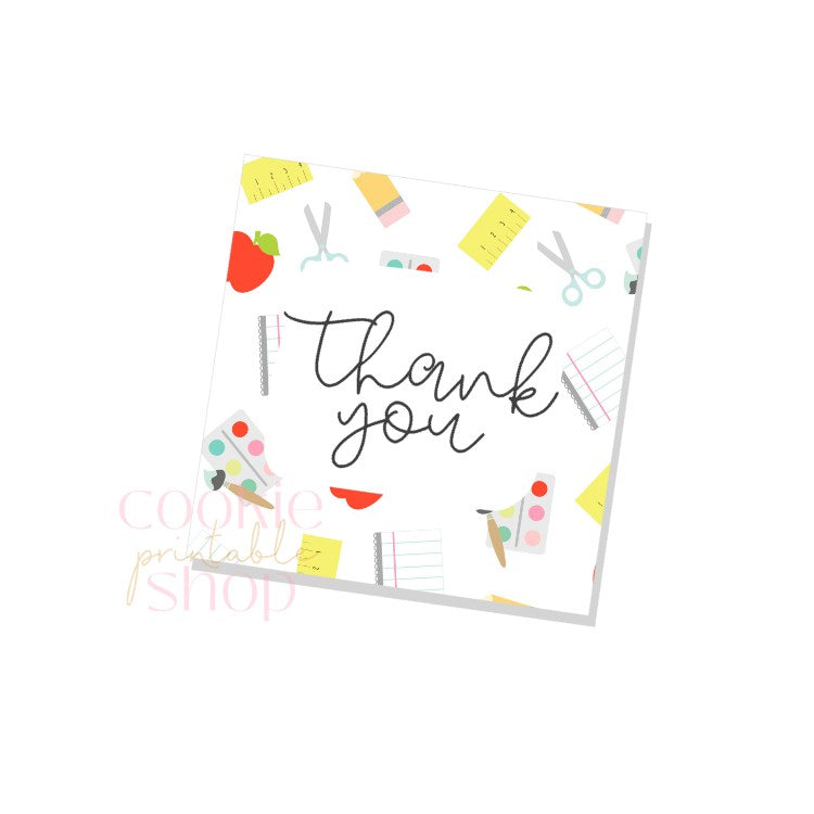 thank you tag - digital download