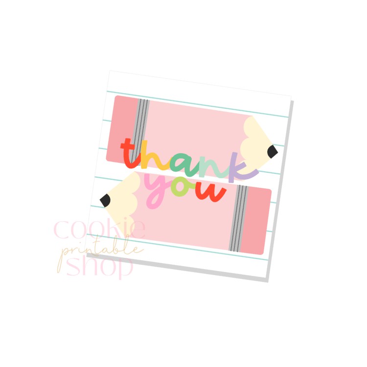 thank you tag - digital download