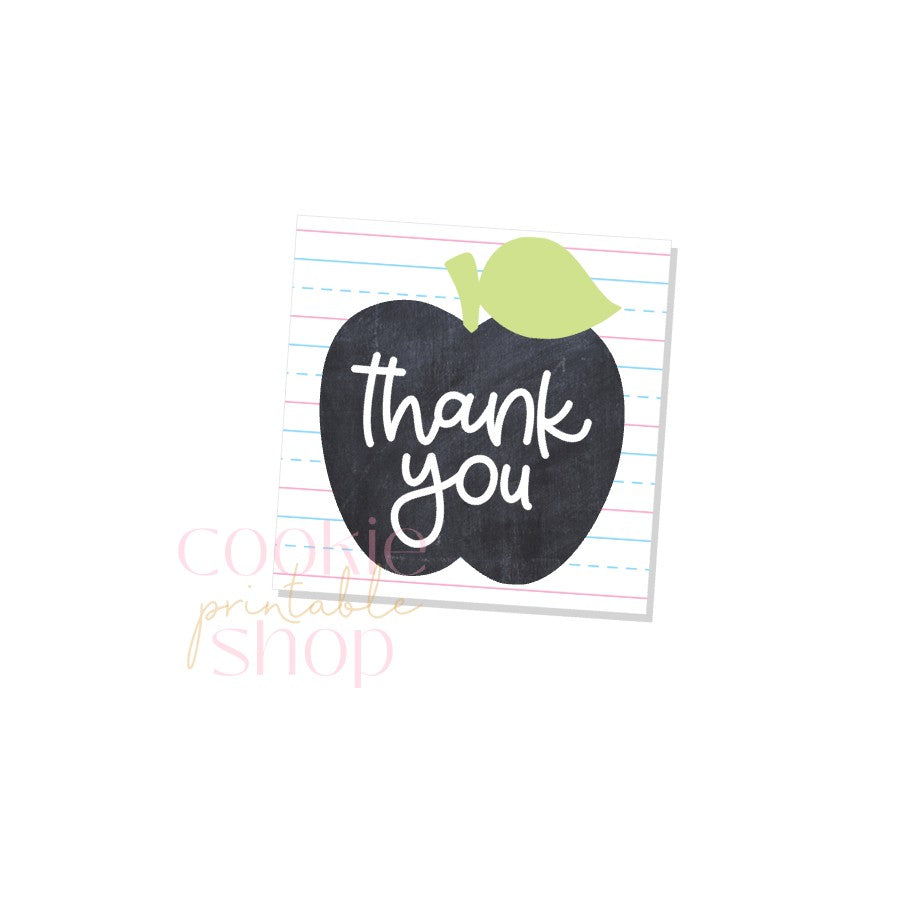 thank you tag - digital download