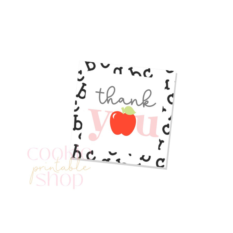 thank you tag - digital download