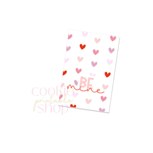 be mine rectangle tag - digital download