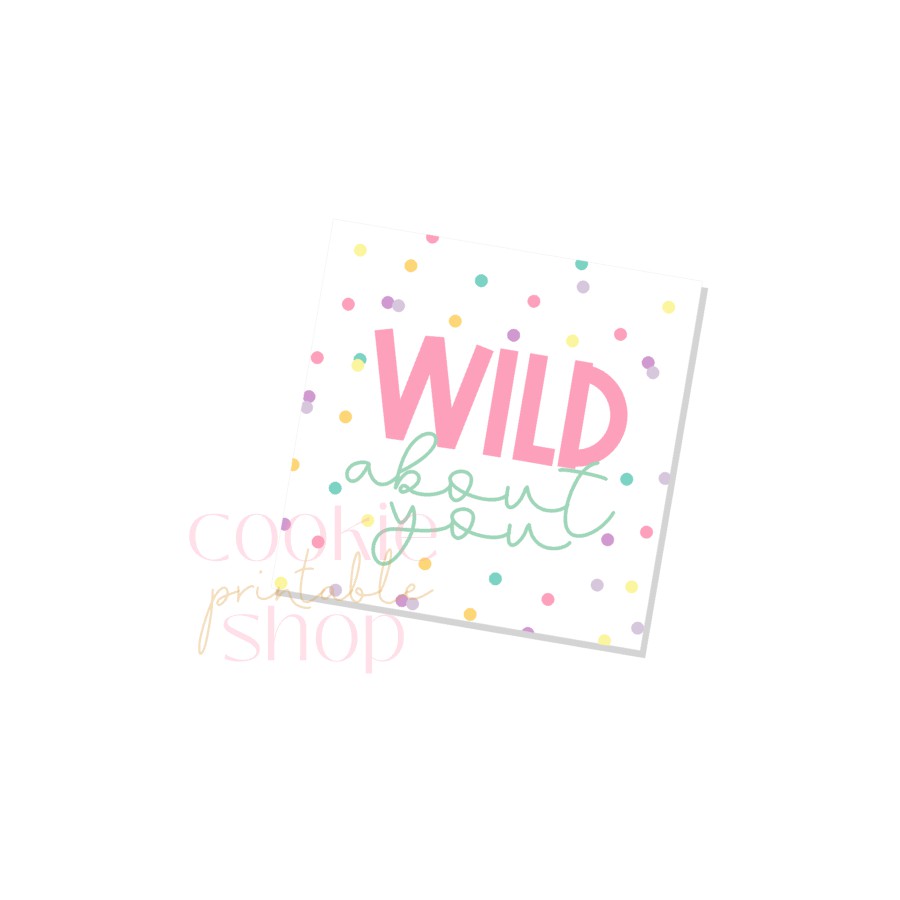 wild about you tag - digital download