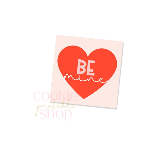 be mine tag - digital download