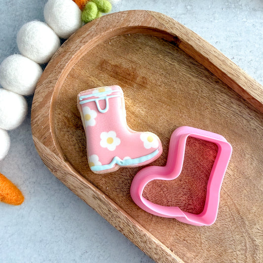 mini rainboot cookie cutter
