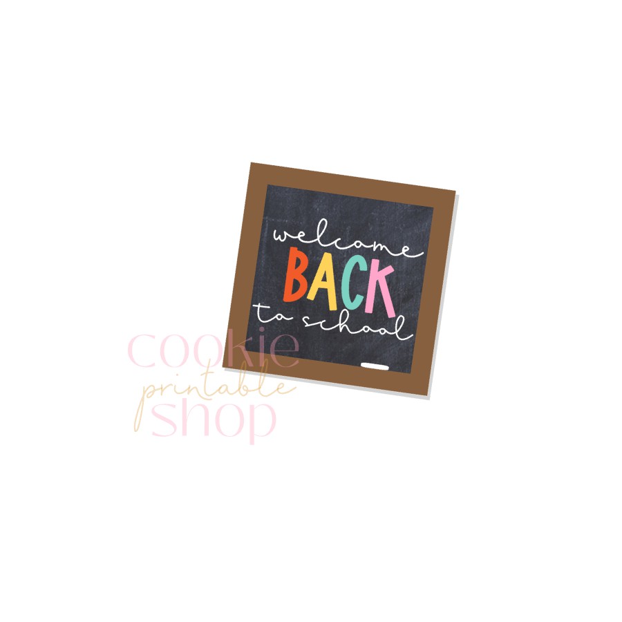 welcome back to school tag - digital download