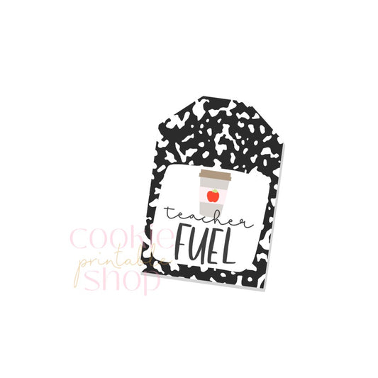 teacher fuel tag - digital download