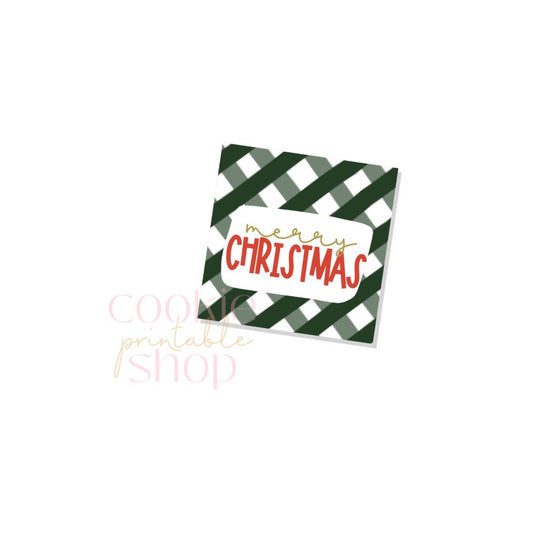 merry christmas tag - digital download
