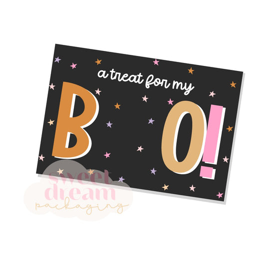 a treat for my boo cookie card - digital download