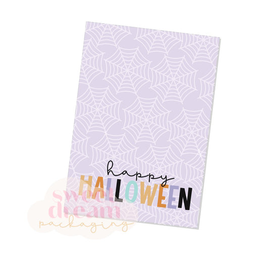 happy halloween cookie card - digital download